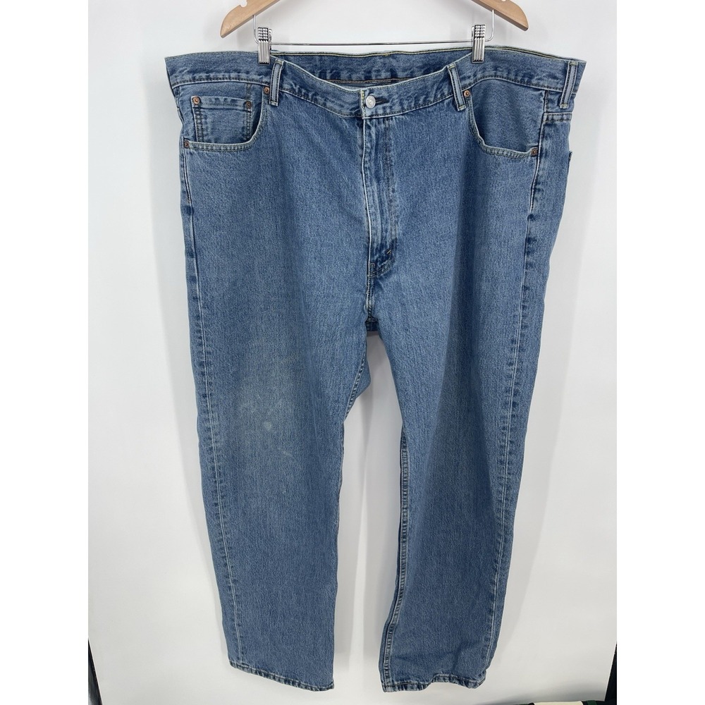 Levi's‎ Men's 550 Relaxed Fit Tapered Leg Jeans Big & Tall Size 50x34 Bin9